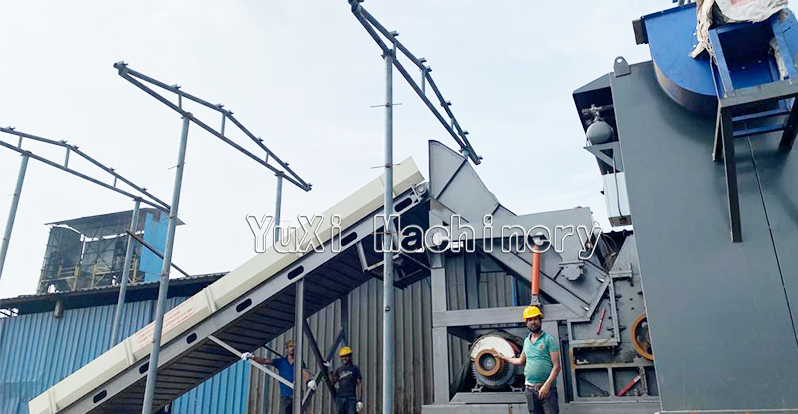 Scrap Metal Recycling Line in India