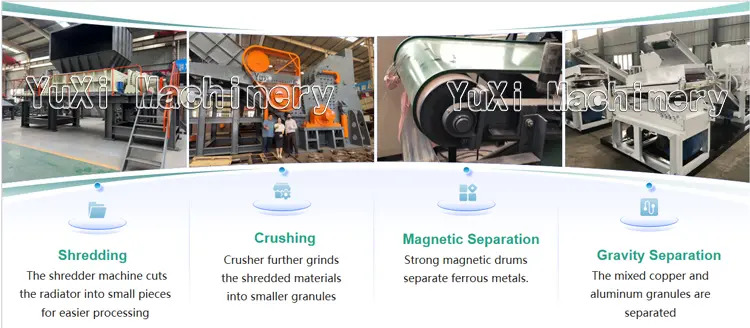 Radiator Recycling Plant Working Process