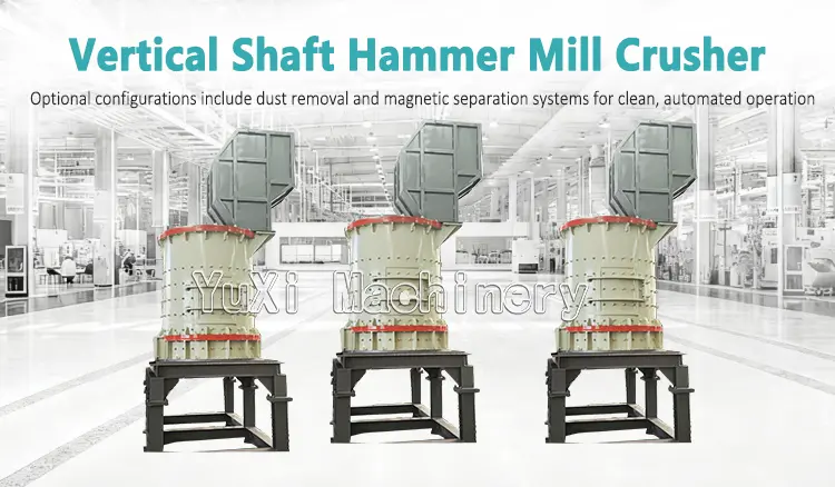 Vertical Shaft Hammer Mill Crusher