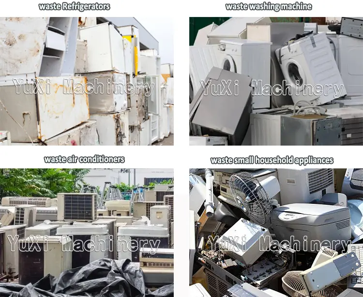 Waste Home Appliance Recycling Line Application Scope