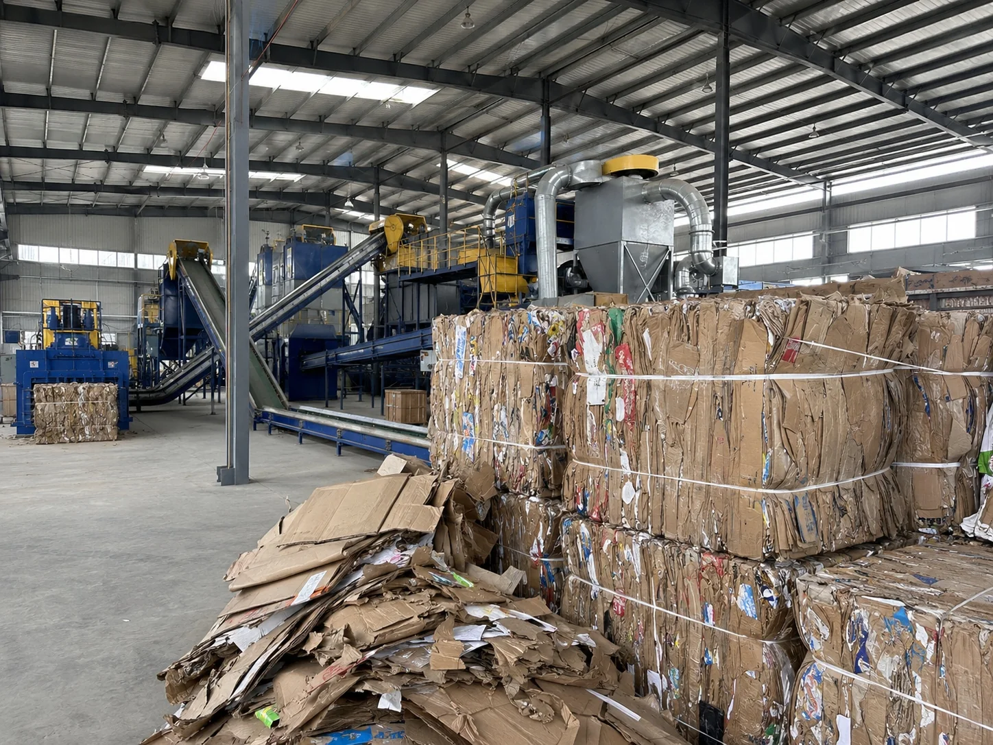 OCC Recycling Plant 54 OCC recycling plant process flow chart