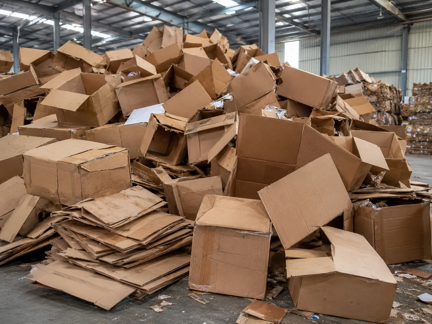 Paperboard waste