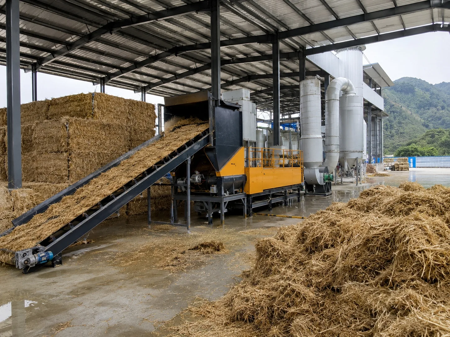 Agricultural Waste Recycling Plant