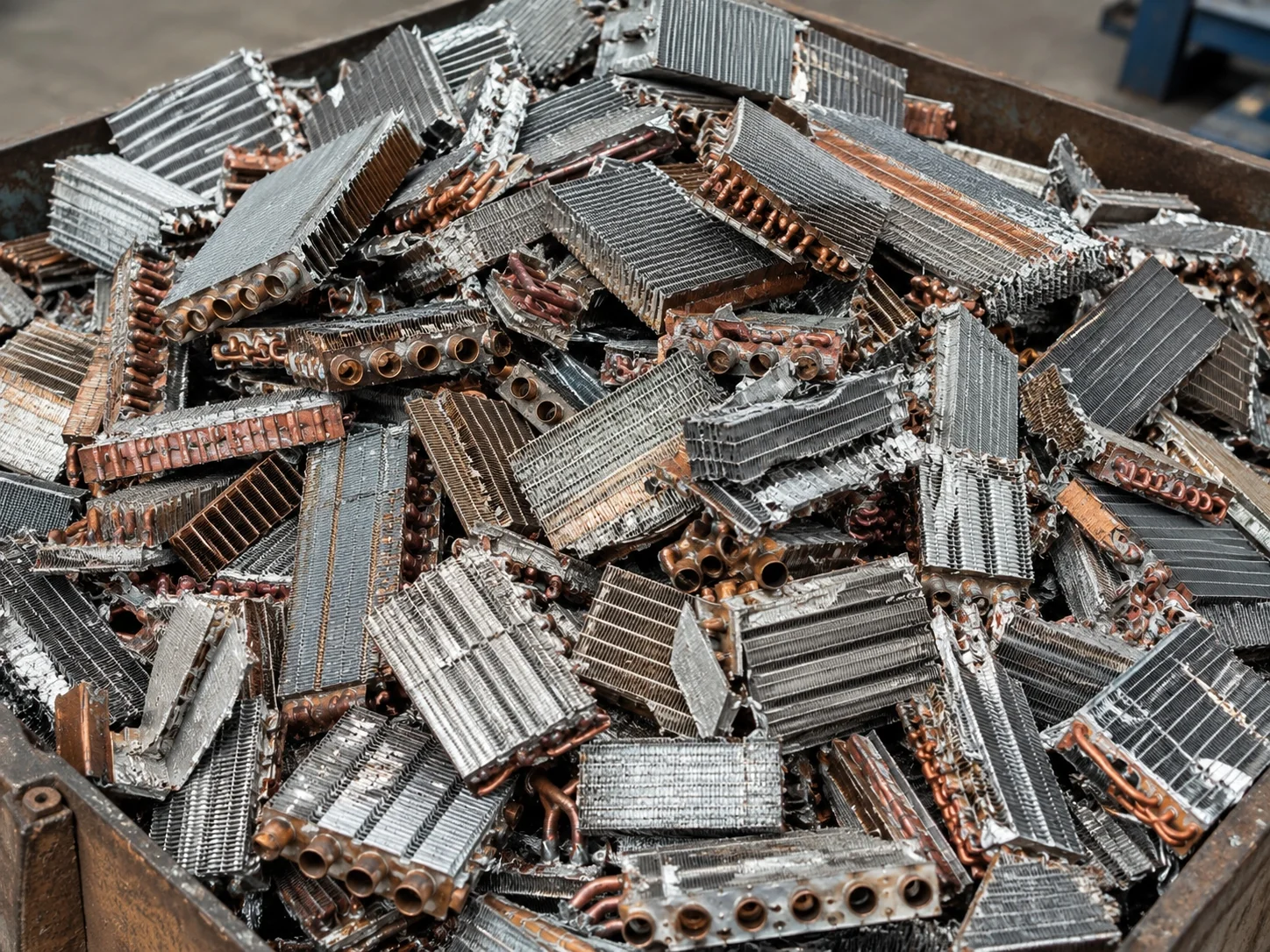 Copper aluminum mixed material