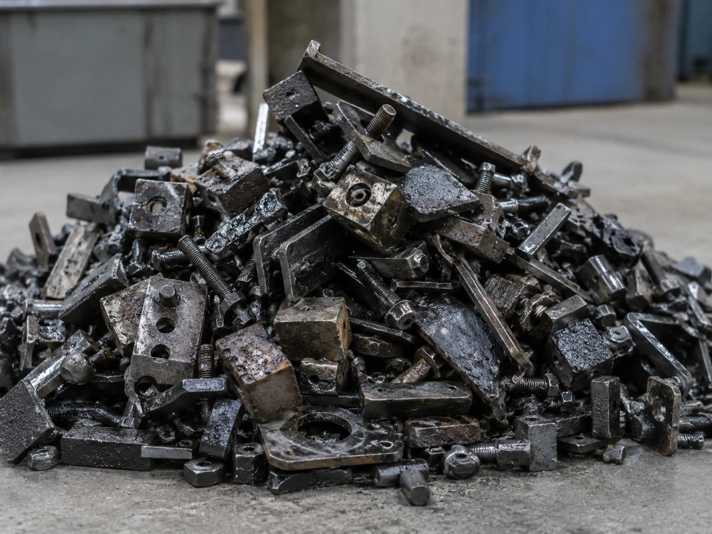 Iron impurities from radiator recycling