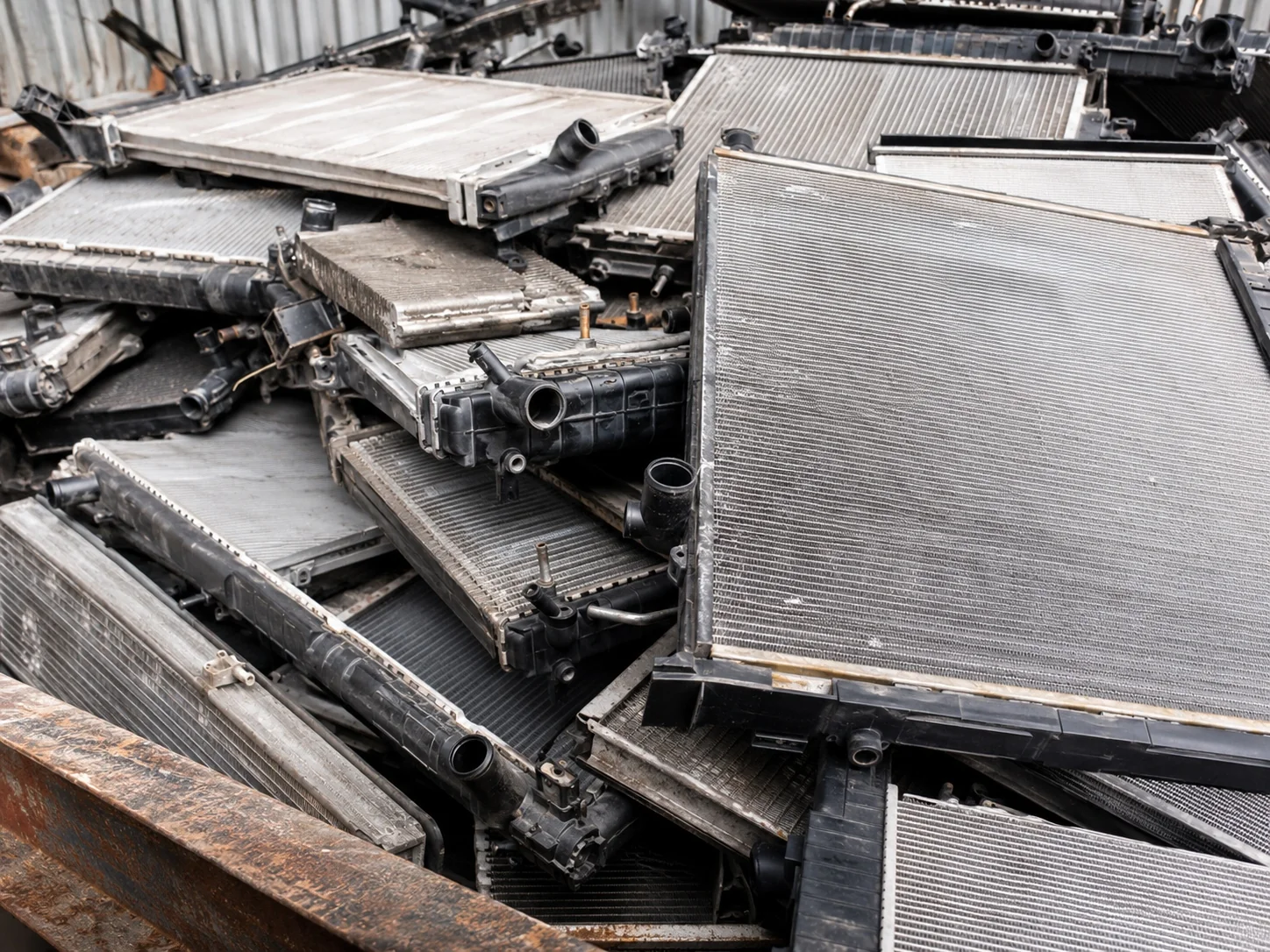 Car radiator scrap