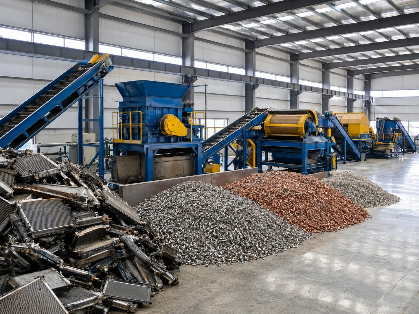 Copper Aluminum Radiator Recycling Plant
