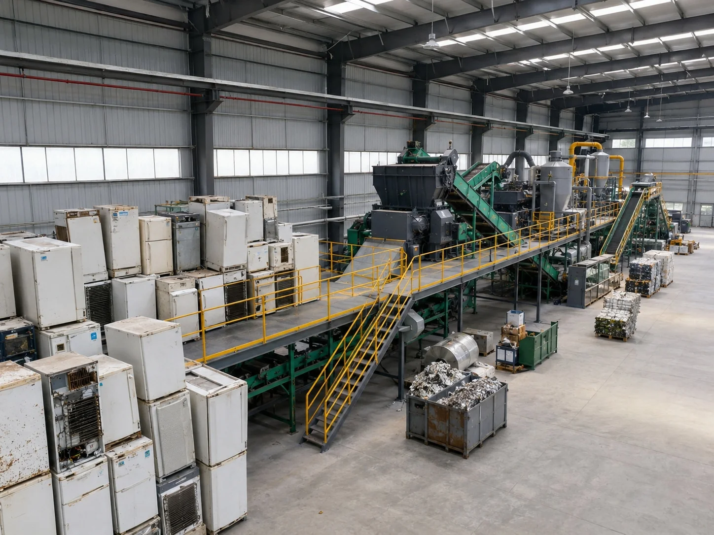 Waste Refrigerator Recycling Plant