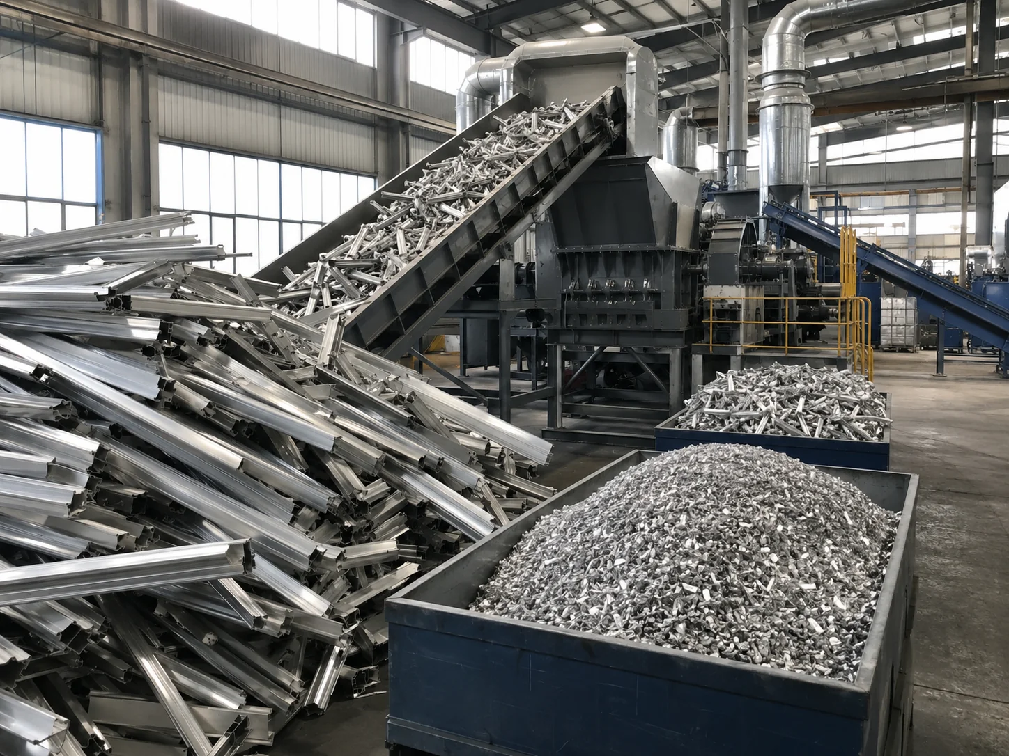 Aluminum profile recycling project